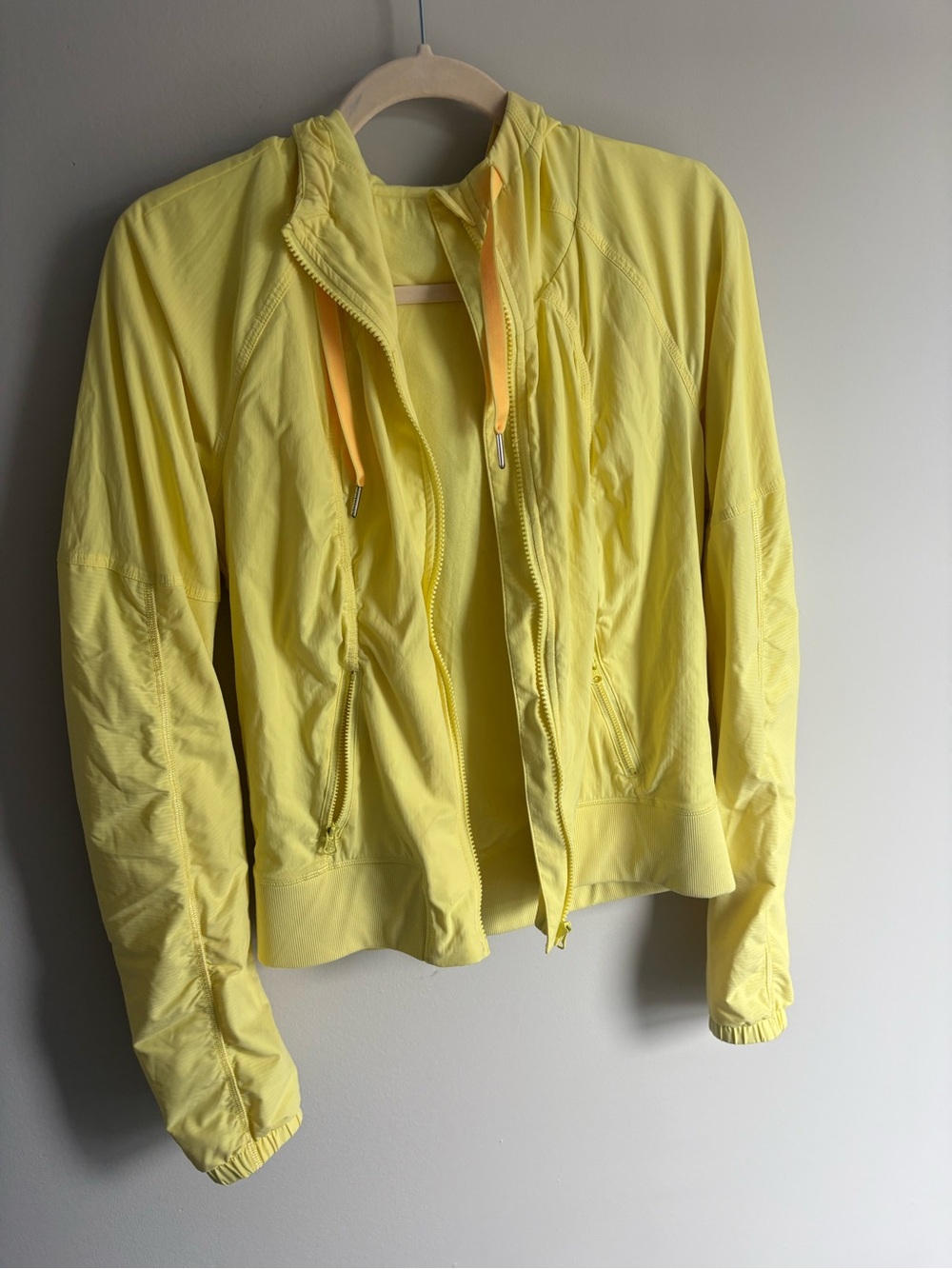 Lululemon Women's Hooded Jacket - Yellow